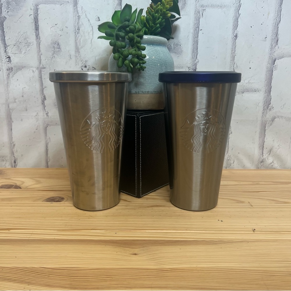Starbucks Stainless Steel Grande Reusable Tumbler bundle of 2